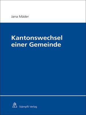 cover image of Kantonswechsel einer Gemeinde